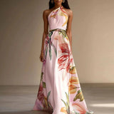 Floral Halter Maxi