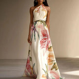 Floral Halter Maxi