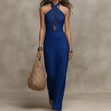 Adele Bohemian Halter Dress