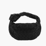 Knotted Handle Woven Mini Bag