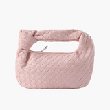 Knotted Handle Woven Mini Bag