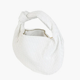 Medium Knotted Handle Woven Bag