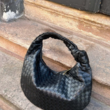 Medium Knotted Handle Woven Bag