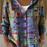 Women's Textured Hooded Cardigan