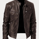 Casual Stand Collar Zip-Up Jacket