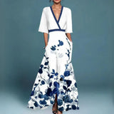 Women's Floral Print Maxi Dress