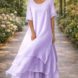 Fluid Cut Elegant Maxi Dress