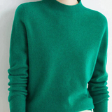Mock Neck Knit Pullover