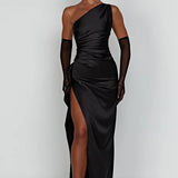 One-Shoulder Maxi Dress