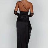 One-Shoulder Maxi Dress