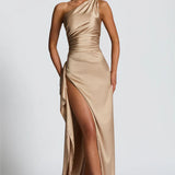 One-Shoulder Maxi Dress
