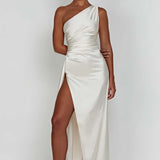 One-Shoulder Maxi Dress