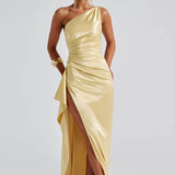 One-Shoulder Maxi Dress