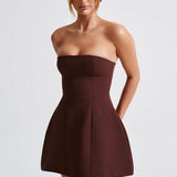 Strapless Bubble Mini Dress