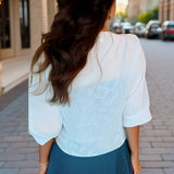 Sheer Tie-Front Cardigan