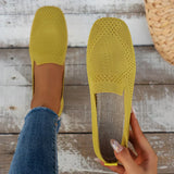 Orthopedic Knit Slip-On Flats