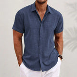 Men's Short Sleeve Button Up Shirt