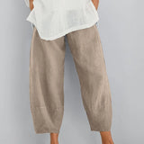 Relaxed Cropped Trousers