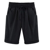 Elastic-Waist Drawstring Shorts