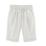 Elastic-Waist Drawstring Shorts