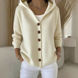 Hooded Knit Cardigan
