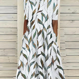 Floral A-Line Midi Dress