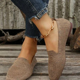 Orthopedic Knit Slip-On Flats