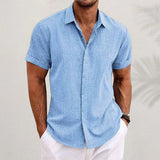 Men's Short Sleeve Button Up Shirt