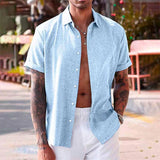 Men's Short Sleeve Button Up Shirt