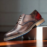 Deep-Grained Cap-Toe Derbies