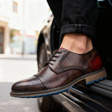 Deep-Grained Cap-Toe Derbies