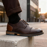 Deep-Grained Cap-Toe Derbies