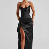 Twist Cowl Maxi Dress