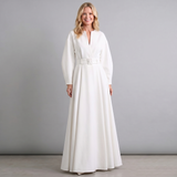Short Sleeve A-Line Maxi Dress