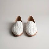 Selene Woven Pointed Toe Flat