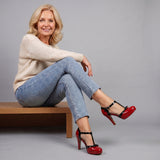 Oriah T Bar Platform High Heel