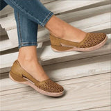 Cutout Slip-On Orthopedic Flats