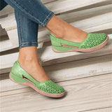 Cutout Slip-On Orthopedic Flats