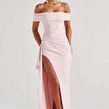 Off-The-Shoulder Maxi Dress