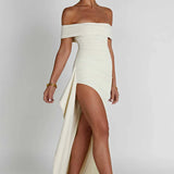 Off-The-Shoulder Maxi Dress