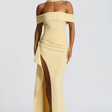 Off-The-Shoulder Maxi Dress