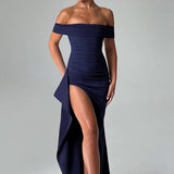 Off-The-Shoulder Maxi Dress