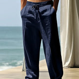 Relaxed Fit Drawstring Trousers