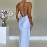 Open Back Maxi Dress