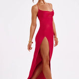 Open Back Maxi Dress