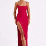 Open Back Maxi Dress