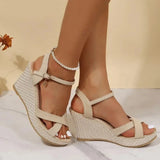 Ankle Strap Wedge Sandals