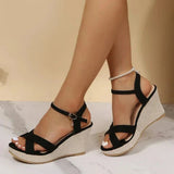 Ankle Strap Wedge Sandals