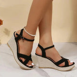 Ankle Strap Wedge Sandals