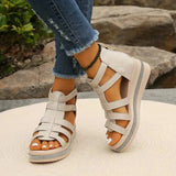 Platform Gladiator Wedges